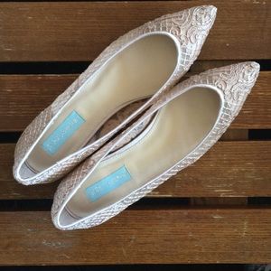 Betsey Johnson lace flats